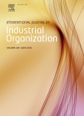 International Journal of Industrial Organization cover