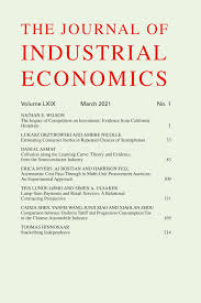 Journal of Industrial Economics cover